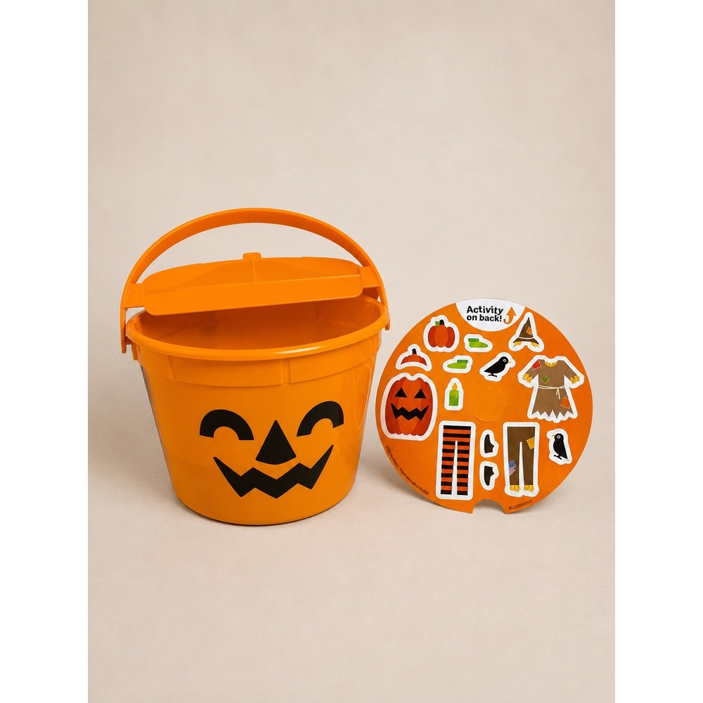 McDonald's‎ Boo Bucket 2022 McPunk'n Pumpkin Halloween Pail Stickers Collectible